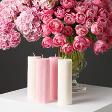Pastel Pillar Soy-Blend Candle